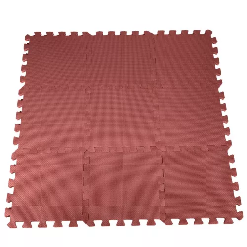 Baby Dan Puzzle habszivacs játszószőnyeg Warm Rose 90x90 cm