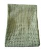 BabyDan Horgolt pamut takaró Dusty Green, 75x100cm