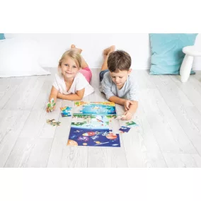 Beleduc Padló puzzle-Tenger és világűr között