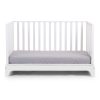 Childhome Gyermekágy Ref 17 + keret - 70x140 cm - MDF Fa - Fehér