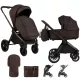 ADAMEX Kombinált babakocsi Bianco 13 New Chocolate Brown