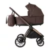 ADAMEX Kočík kombinovaný Bianco 13 Chocolate Brown