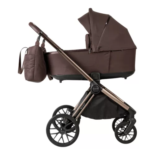 ADAMEX Kočík kombinovaný Bianco 13 Chocolate Brown