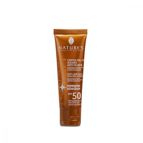 Nature's Anti-aging napvédő gélkrém arcra SPF50- 50ml -
