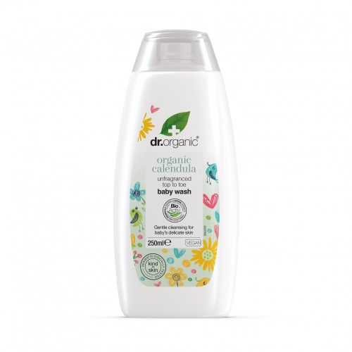 Dr. Organic Illatmentes babafürdető bio körömvirággal 250ml -