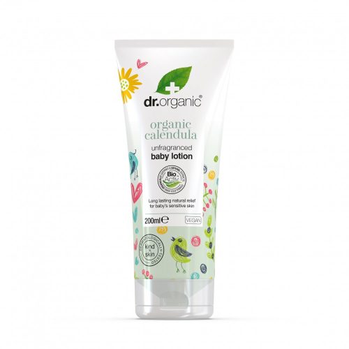 Dr. Organic Illatmentes babatestápoló bio körömvirággal  200ml -