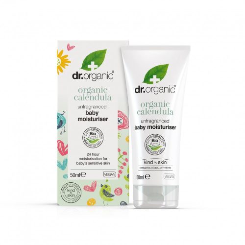 Dr. Organic Illatmentes hidratáló babakrém bio körömvirággal 50ml -