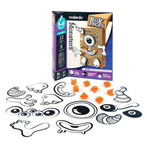 Djeco BoxProps Arcok - Szörnyek - Monsters