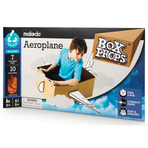 Makedo BoxProps Közlekedés - Repülőgép - Aeroplane