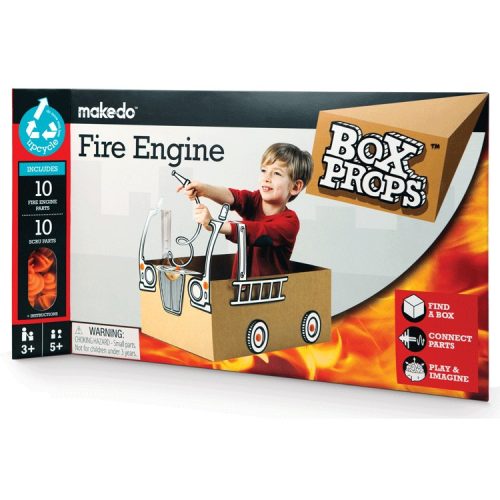 Makedo BoxProps Közlekedés - Tűzoltóautó - Fire Engine
