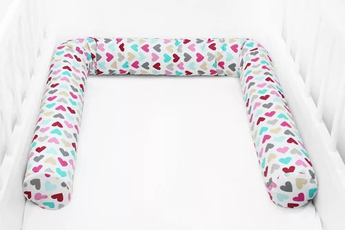 Scamp - Rácsvédő hengerpárna 180cm/ ColorfulHearts