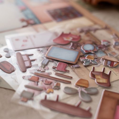 Little Dutch újrafelhasználható matricás füzet Rosa és barátai