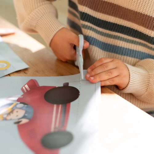 Little Dutch Jim garázsa dekorkönyv ollóval