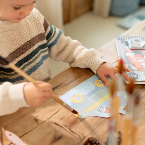 Little Dutch Jim garázsa dekorkönyv ollóval