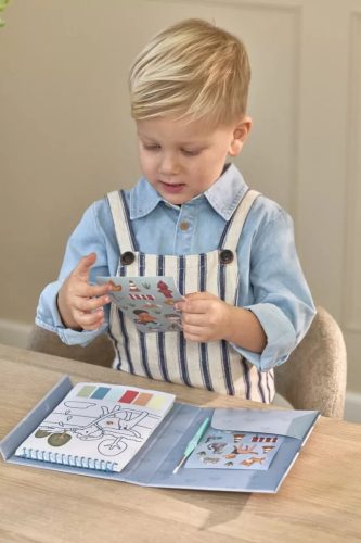 Little Dutch festőkönyv kiegészítőkkel -Jim járművei