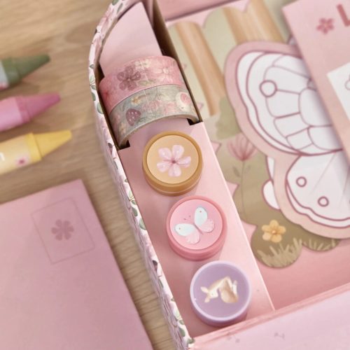 Little Dutch kreatív készlet bőröndben - Rosa Fairy Garden