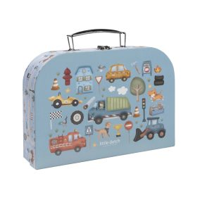 Little Dutch kreatív készlet bőröndben - Jim járművei