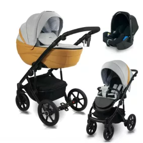   Bexa Ideal 3in1 Multifunkciós babakocsi+ K2 KITE hordozó- Mustard