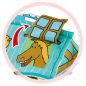 Cangaroo Happy farm játszószőnyeg - Green