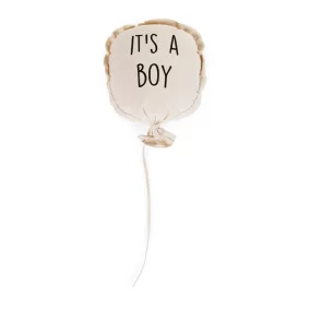   Childhome Vászon Ballon - "It's A Boy" - Fali Dekoráció - 35x26x8 Cm