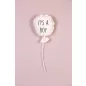   Childhome Vászon Ballon - "It's A Boy" - Fali Dekoráció - 35x26x8 Cm