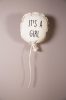 Childhome Vászon Ballon - "It's A Girl" - Fali Dekoráció - 35x26x8 Cm