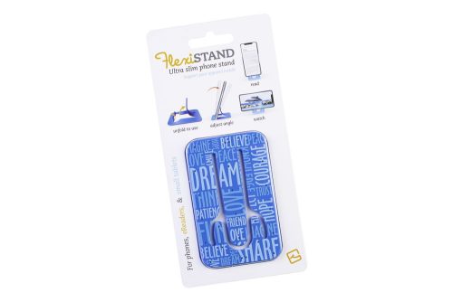 Flexistand Blue Words mobiltartó - Thinking Gifts