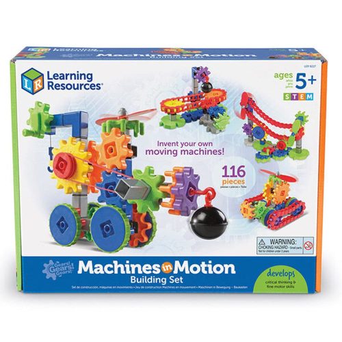 9227 - Gears! Gears! Gears! Fogaskerekes gép építő játék - Learning Resources