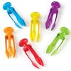2964 - Háromujjas csipesz finommotorika fejlesztéshez (6 db) - Learning Resources