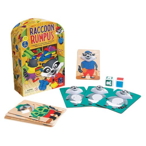 1734 - Öltöztetős társasjáték - Raccoon Rumpus  - Learning Resources
