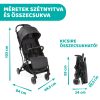 Chicco TROLLEYme sport babakocsi automata záródással- Stone