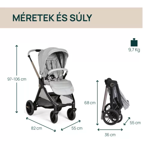 BELLAGIO babakocsi önzáródással Trió rendszerhez 22 kg-ig - Chicco