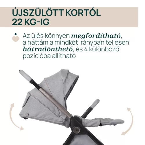 BELLAGIO babakocsi önzáródással Trió rendszerhez 22 kg-ig - Chicco