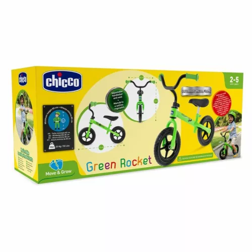 Futóbicikli Balance Bike Green Rocket 2-5 év - Chicco