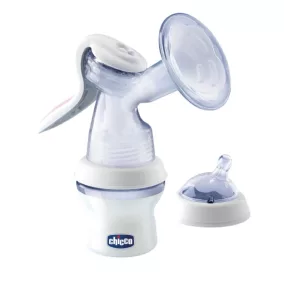   Chicco NaturalFeeling kézi mellszívó NaturalFeeling cumisüveggel