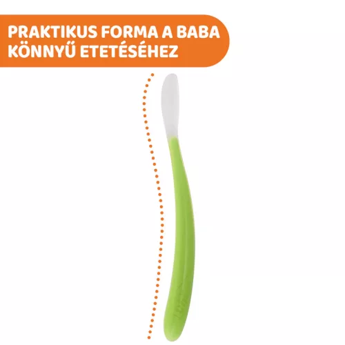 Red Up puha szilikon kanál piros - Chicco