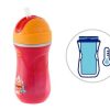 Sport Cup duplafalú kulacs, 1 db szívószálas - Chicco