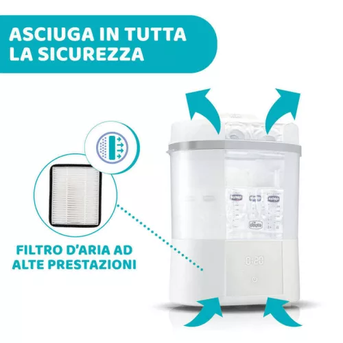 Szűrőbetét elektromos sterilizáló és szárítóhoz csereszűrő - Chicco