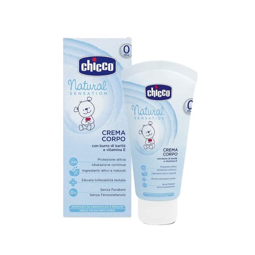 Chicco Natural Sensation - shea vaj e-vitamin bőrtápláló krém 150 ml