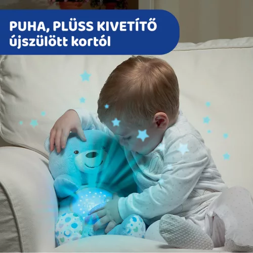 Baby Bear plüss maci projektor vetítő és éjszakai lámpa - Chicco