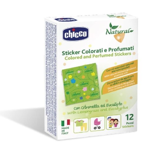 Natural Stickers - illatos tapaszok 12 db citronellával és eukaliptusszal - Chicco