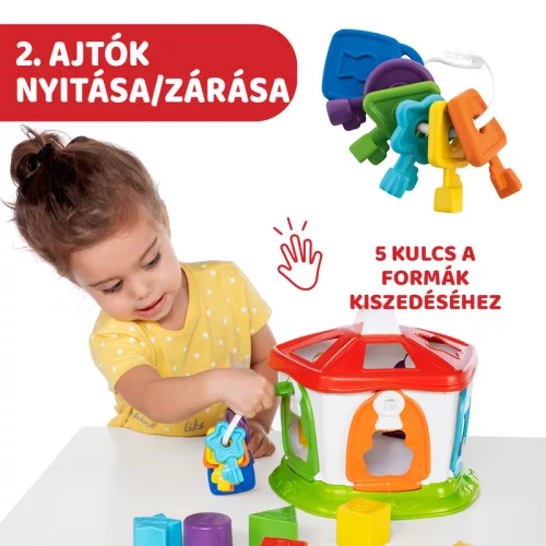 Házikó kulcsokkal játék Smart2Play - Chicco