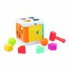Sort&Beat 2in1 készségfejlesztő kocka kalapáccsal kéz- és szemkoordinációs játék - Chicco