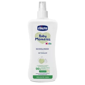  Kifésülő Spray 200 ml detangler - göndör, gubancos hajra - Kids mandula és őszibarack kivonattal - Chicco