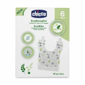   Eco Bibs öko-előke 36 db komposztálható ökotermék - Chicco