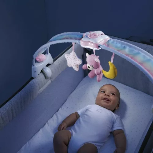 Rainbow Sky kiságy játékhíd és éjszakai fény elemes - Chicco