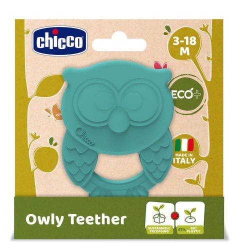 Chicco Owly baglyos ECO+ bioműanyag rágóka