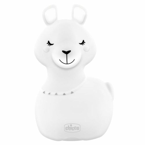 Sweet Lights Láma éjszakai lámpa 8 színnel USB-kábellel - Chicco