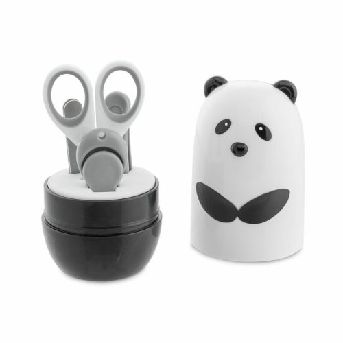 Manikűr készlet 5 db-os - Panda maci olló-csipesz-reszelő - Chicco