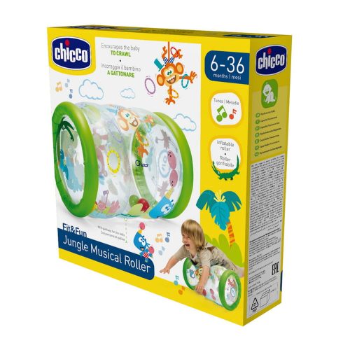 Dzsungel zenélő henger mászásfejlesztő játék - Chicco